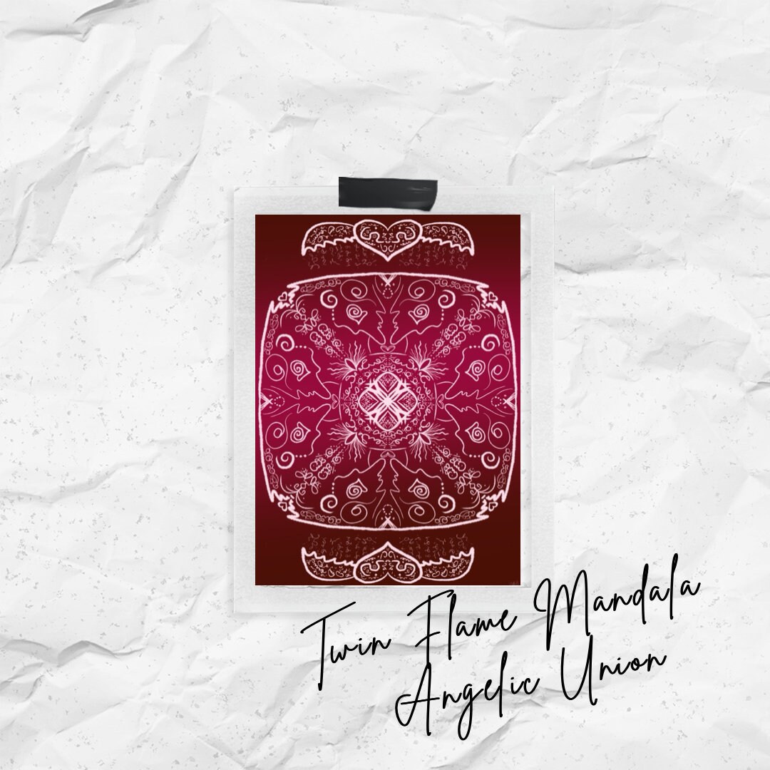 Light Body Activation Twin Flames Mandala Bundle With Angelic Union ...