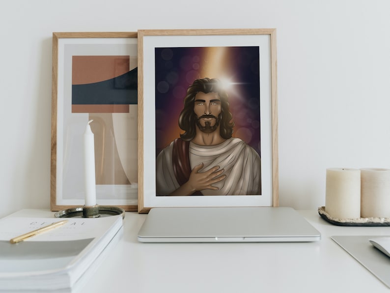 Yeshua, Ascended Master - Channeled Message and Portrait (digital Art ...