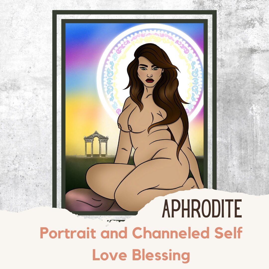 Aphrodite Greek Goddess of Love and Beauty Digital pic