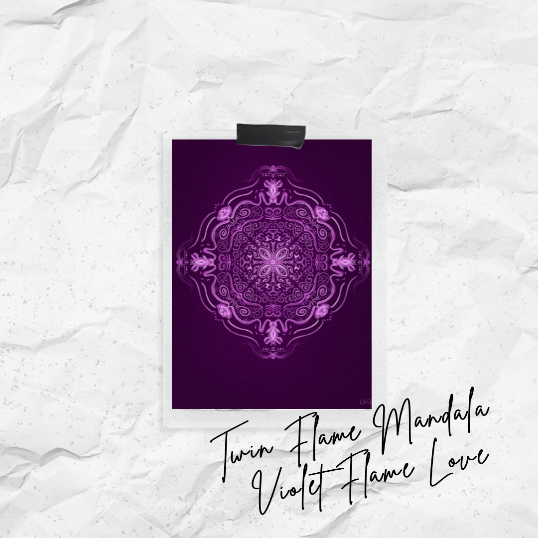 Light Body Activation Twin Flames Mandala Bundle With Angelic Union ...