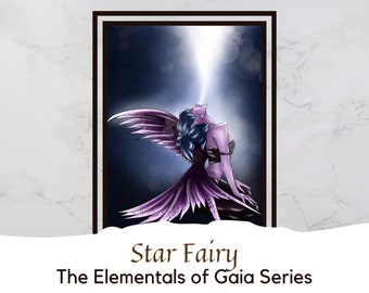 Star Fairy | Elementals of Gaia Series | Instant Download | Channeled Message | Connect with the Elementals | Digital Art