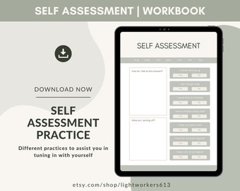 Self Assessment Alchemy Workbook | Lightworker Practice | Self-Love Workbook | Digital Download | Immeadiate Access | PDF