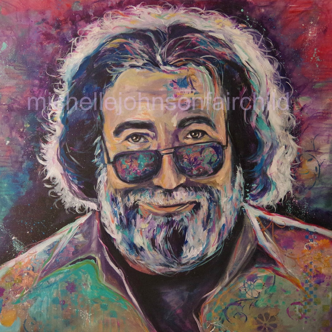 Jerry Garcia 11”x14” Artist Signed Fine Art Print Touch of Grey