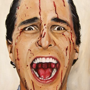 American Psycho Art Print: Signed Patrick Bateman Portrait (11x14)
