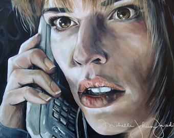 Sidney Prescott Scream Art Print: Signed Movie Poster (11"x14")