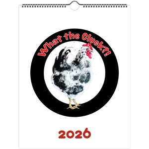 What the Cluck! Chicken Calendar – Customizable, Eco-Friendly, High-Quality Print for US & Canada
