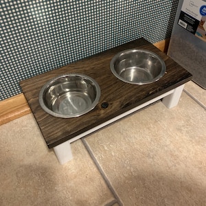 Small Dog Bowl Stand PLANS, Easy One Day Project