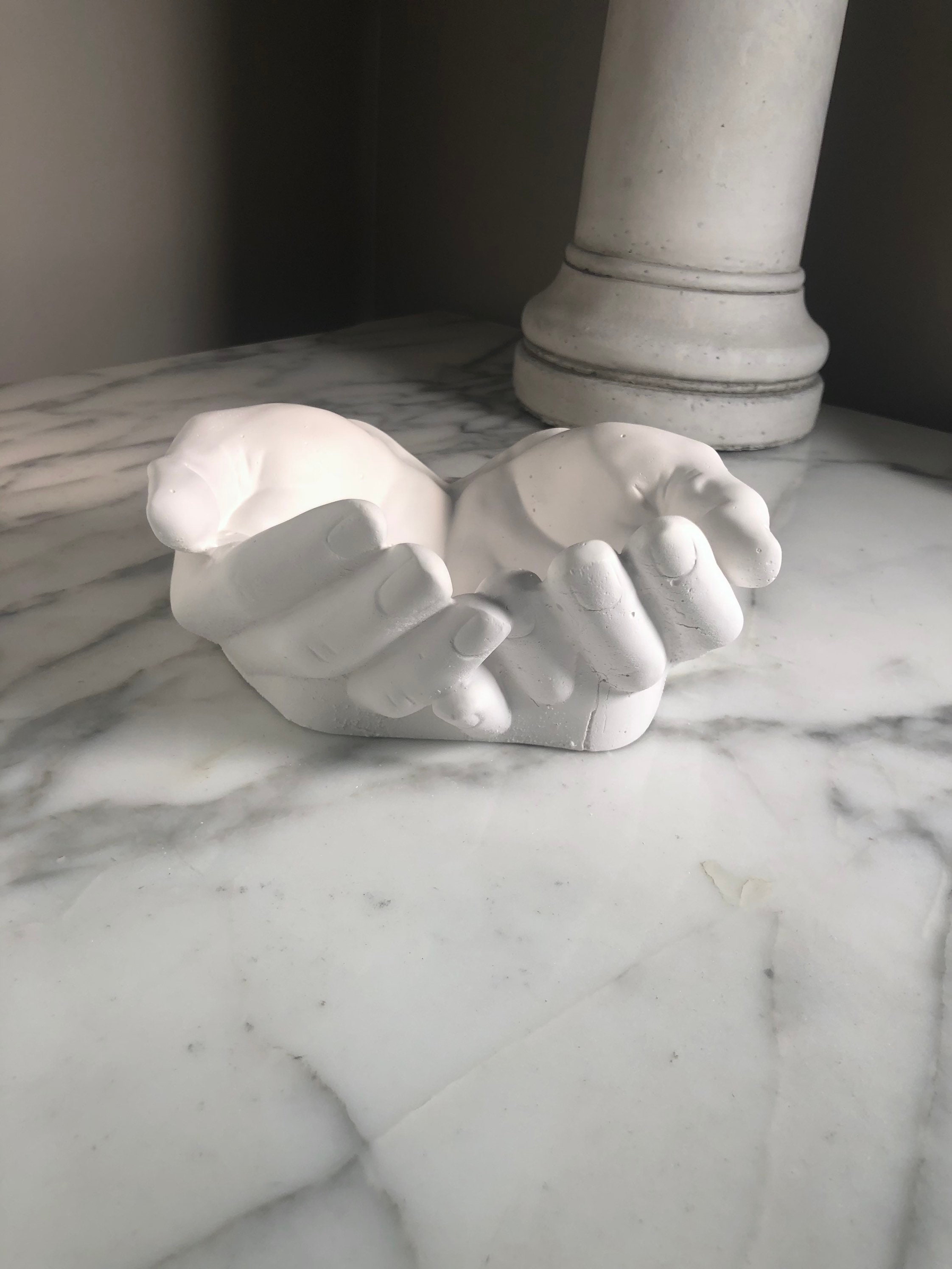 Couple Holding Hand Casting Kit DIY 3D Adult Hands Impression