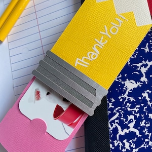 Teacher Gift Card Holder -  Teacher Gift - Teacher Appreciation Week -Teacher Gift Under 10 - Teacher Gift ideas - Apple Gift Card Holder