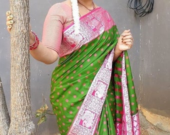 Handloom Dhakai Jamdani Saree From Bangladesh Brown Jamdani Etsy