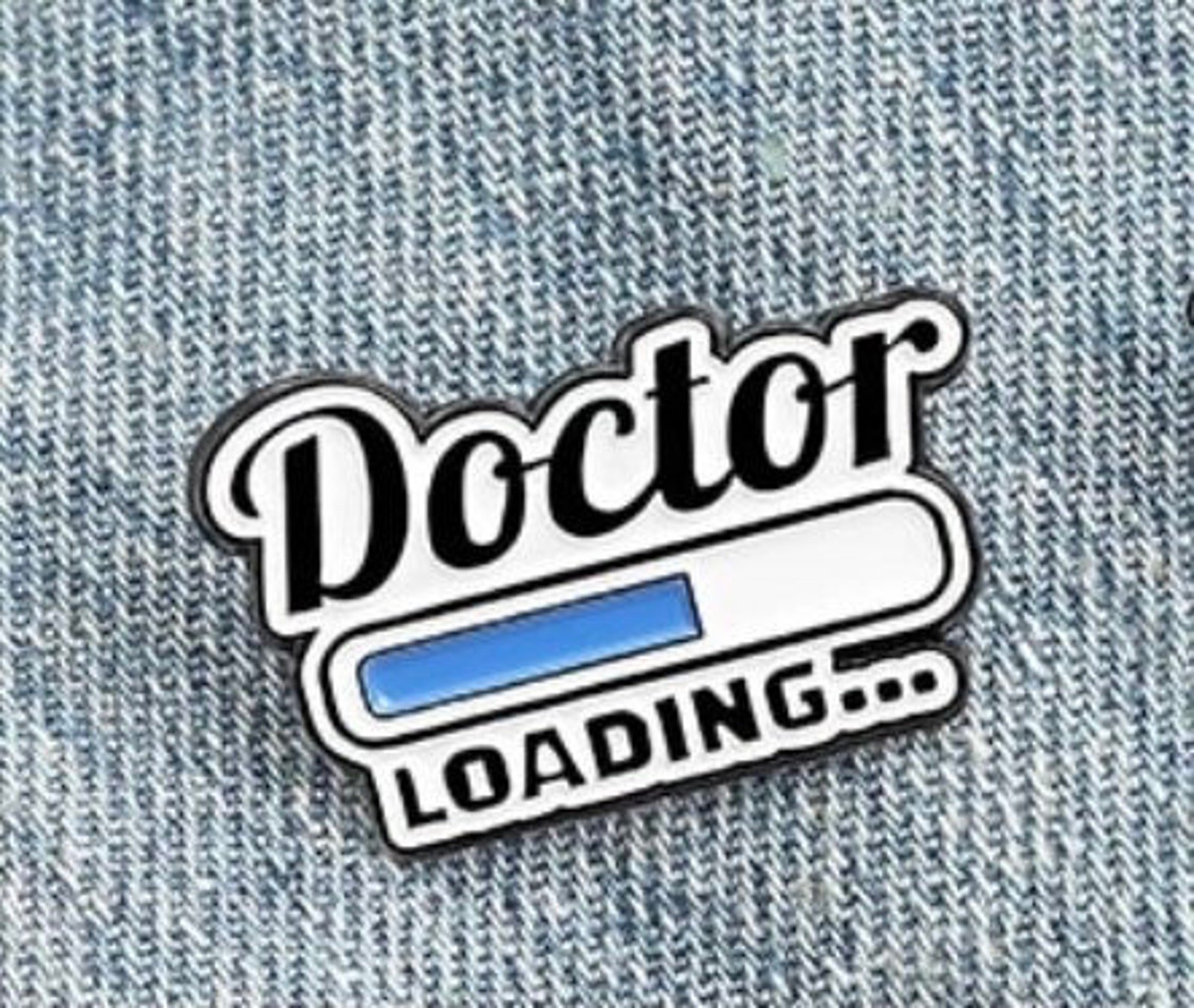 Doctor Loading Enamel Pin Graduation MD Student Med School Etsy