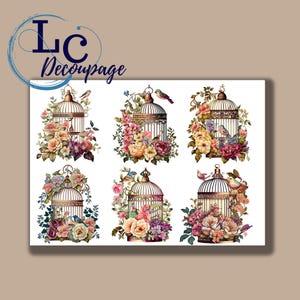 Proyecto DIY con papel de arroz para decoupage, papel de arroz impreso para decoupage, material para manualidades para decoración del hogar o arte, papel de arroz para manualidades y técnicas mixtas.