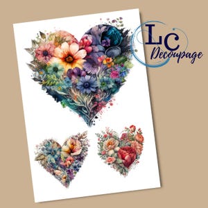 Projet de bricolage en papier de riz pour découpage, papier de riz imprimé pour découpage, matériel créatif pour décoration d'intérieur ou art, papier de riz pour travaux manuels et techniques mixtes