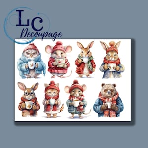 Feuilles de découpage de Noël, papier créatif de Noël pour découpage DIY, images de découpage pour travaux manuels, images de découpage pour créations artisanales, images d'artisanat bricolage