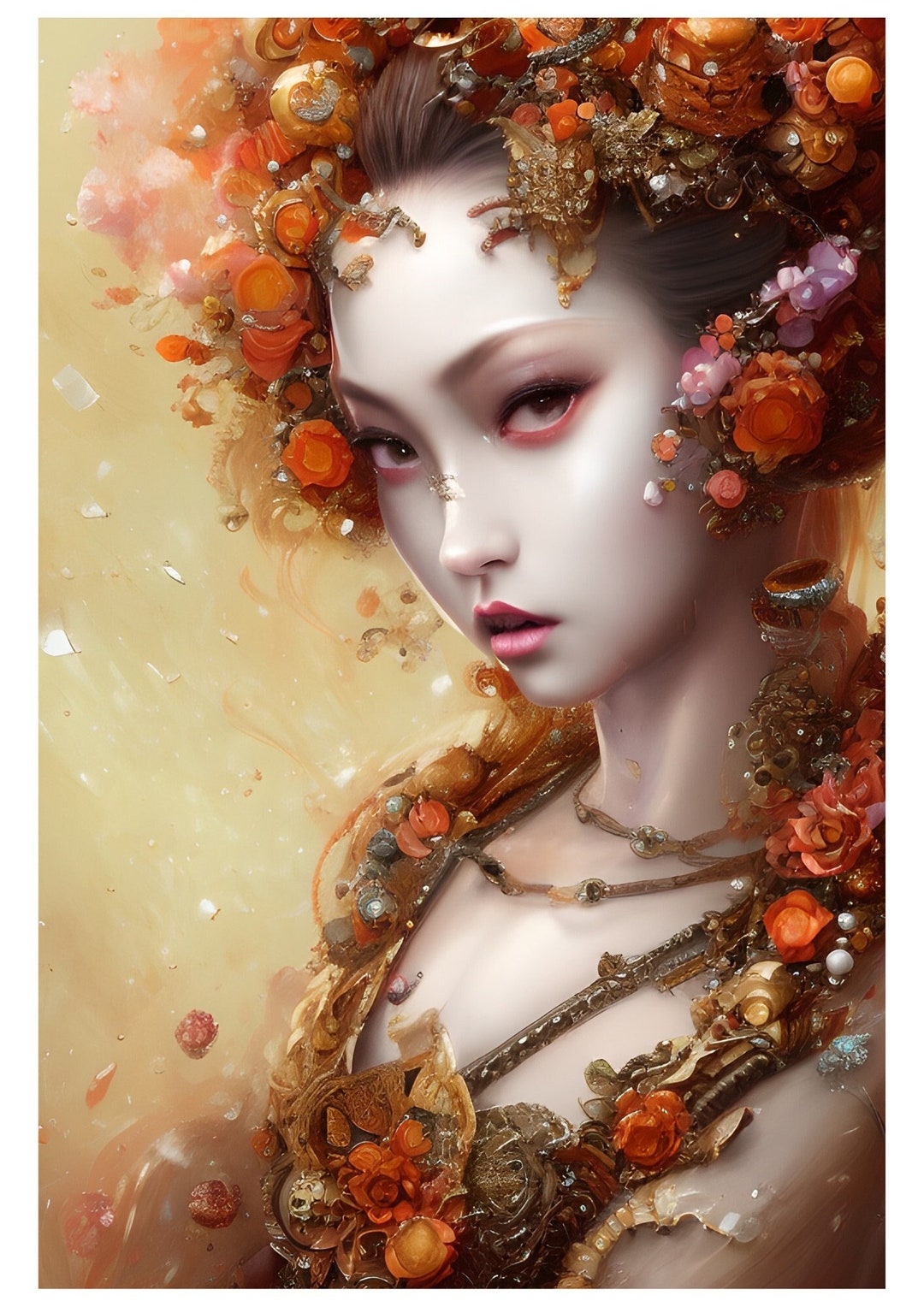 Decoupage Rice Paper, LC Collection, A4 Decoupage Paper, Warrior Woman Image, Decorative Art