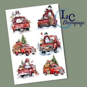 Feuilles de découpage de Noël, papier créatif de Noël pour découpage DIY, images de découpage pour travaux manuels, images de découpage pour créations artisanales, images d'artisanat bricolage