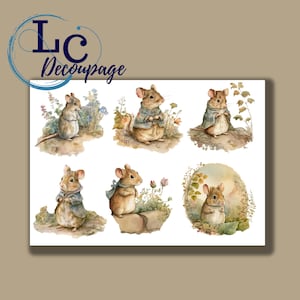 Projet de bricolage en papier de riz pour découpage, papier de riz imprimé pour découpage, matériel créatif pour décoration d'intérieur ou art, papier de riz pour travaux manuels et techniques mixtes