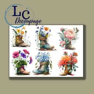 Proyecto DIY con papel de arroz para decoupage, papel de arroz impreso para decoupage, material para manualidades para decoración del hogar o arte, papel de arroz para manualidades y técnicas mixtas.
