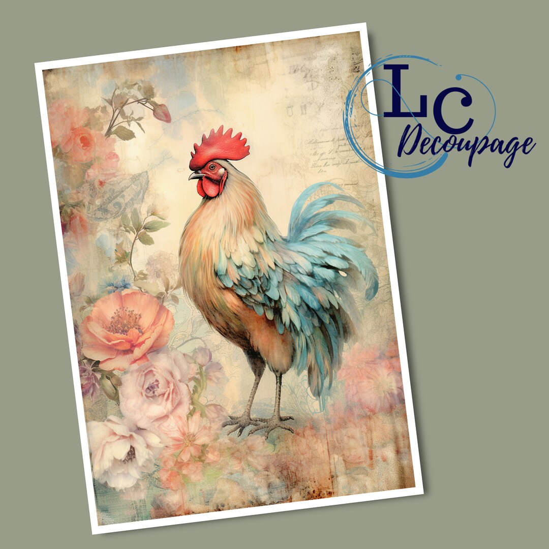 Decoupage Rice Paper, A4 & A3 Rice Paper, Decoupage Craft, Decoupage ...