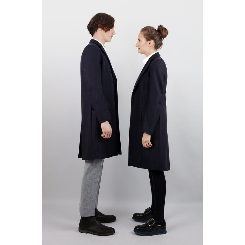 Virgin Wool Blend Classic Tailored Overcoat image 6