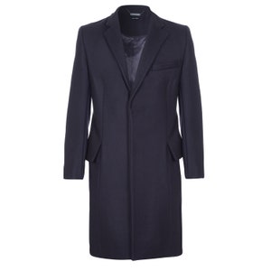 Virgin Wool Blend Classic Tailored Overcoat image 4