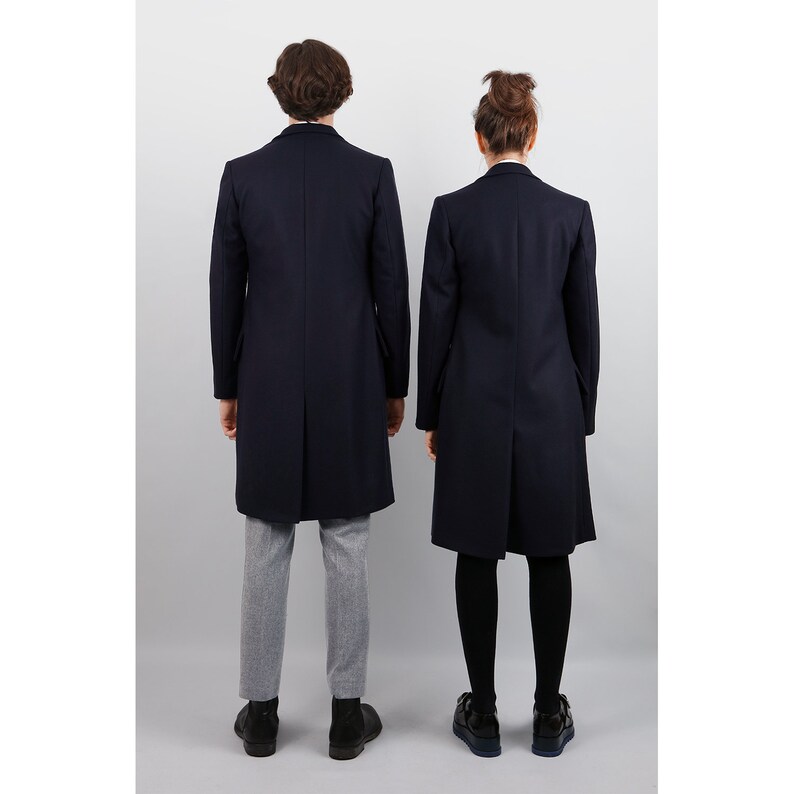 Virgin Wool Blend Classic Tailored Overcoat image 7