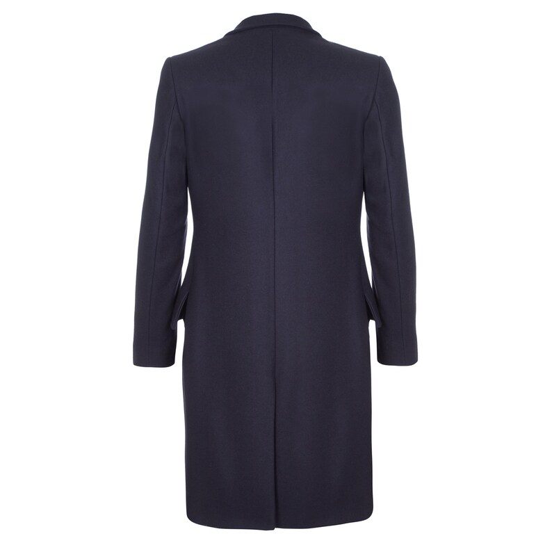 Virgin Wool Blend Classic Tailored Overcoat image 5