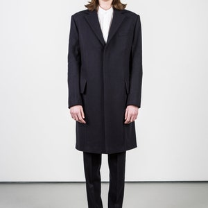 Virgin Wool Blend Classic Tailored Overcoat image 2