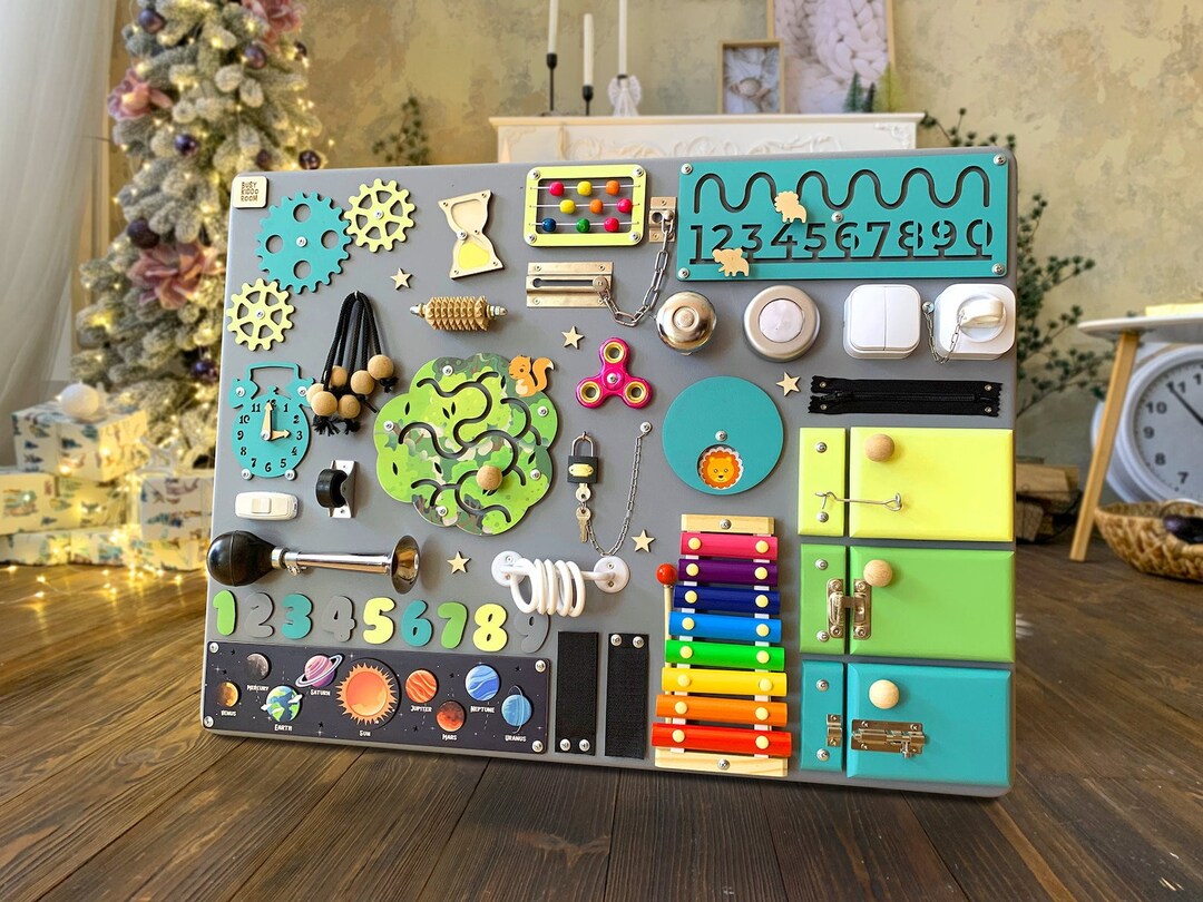 Busy Board With Switches Aoumi Montessori Toys For Year Old