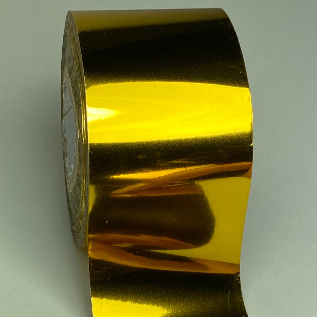 Gold Chrome Nail Foil Transfer Sticker Decals 1 METER Etsy
