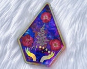 Floral Terrarium Tray Rolling Tray, Jewelry Dish, Trinket Dish, Handmade Decorative Tray, Gifts, Jewelry Tray
