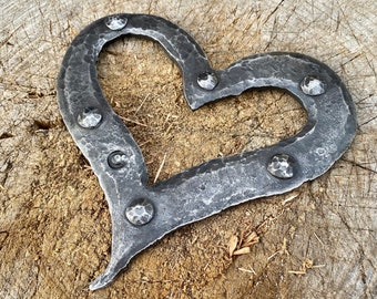 Studded Steel Heart Trivet