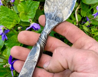 Hand Forged Railroad Spike Garden Trowel