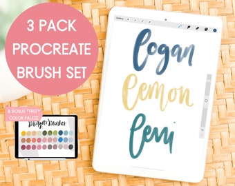 Procreate Pinsel | Kalligraphie Pinsel für Procreate auf dem iPad | Schriftzugpinsel | Zeichenpinsel | Pinselset für Procreate | Procreate Pinsel