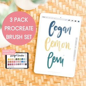 Procreate Brush | Calligraphy Brush for Procreate on iPad | Lettering brush | Drawing brush | Brush set for Procreate | Procreate Brushes