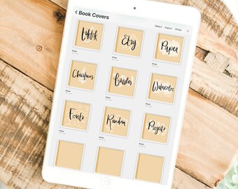 Procreate Stack Cover, Procreate Buch Stack Cover Foto, Procreate Werkzeug, Procreate Canvas, Procreate Cover Photo, Procreate Canvas Cover