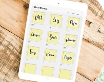 Procreate Stack Cover, Procreate Buch Stack Cover Foto, Procreate Werkzeug, Procreate Canvas, Procreate Cover Photo, Procreate Canvas Cover