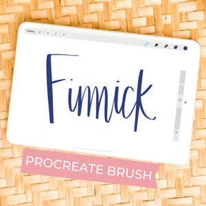 Procreate Brush | Calligraphy Brush for Procreate on iPad | Lettering brush | Drawing brush | Brush for Procreate | Procreate Brushes