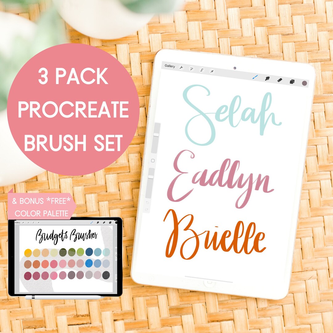 Procreate Brush | Calligraphy Brush for Procreate on iPad | Lettering ...