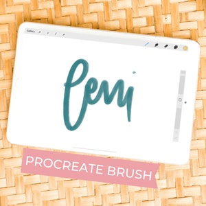 Procreate Brush | Calligraphy Brush for Procreate on iPad | Lettering brush | Drawing brush | Brush for Procreate | Procreate Brushes