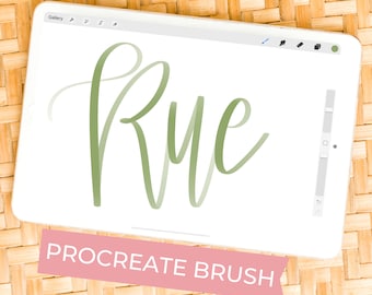 Procreate Brush | Calligraphy Brush for Procreate on iPad | Lettering brush | Drawing brush | Brush for Procreate | Procreate Brushes