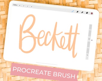 Procreate Pinsel | Kalligraphie Pinsel für Procreate auf dem iPad | Schriftzugpinsel | Zeichenpinsel | Pinsel für Procreate | Procreate Pinsel