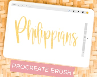 Procreate Brush | Calligraphy Brush for Procreate on iPad | Lettering brush | Drawing brush | Brush for Procreate | Procreate Brushes