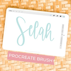 Procreate Brush | Calligraphy Brush for Procreate on iPad | Lettering brush | Drawing brush | Brush for Procreate | Procreate Brushes