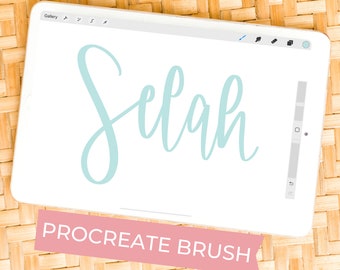 Procreate Brush | Calligraphy Brush for Procreate on iPad | Lettering brush | Drawing brush | Brush for Procreate | Procreate Brushes