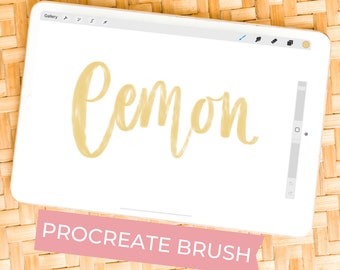 Procreate Pinsel | Kalligraphie Pinsel für Procreate auf dem iPad | Schriftzugpinsel | Zeichenpinsel | Pinsel für Procreate | Procreate Pinsel