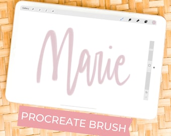 Procreate Pinsel | Kalligraphie Pinsel für Procreate auf dem iPad | Schriftzugpinsel | Zeichenpinsel | Pinsel für Procreate | Procreate Pinsel