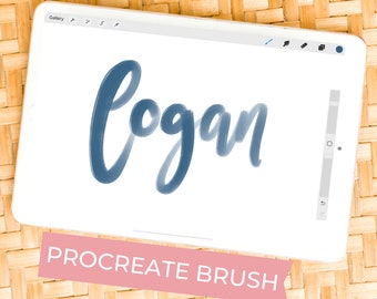 Procreate Pinsel | Kalligraphie Pinsel für Procreate auf dem iPad | Schriftzugpinsel | Zeichenpinsel | Pinsel für Procreate | Procreate Pinsel