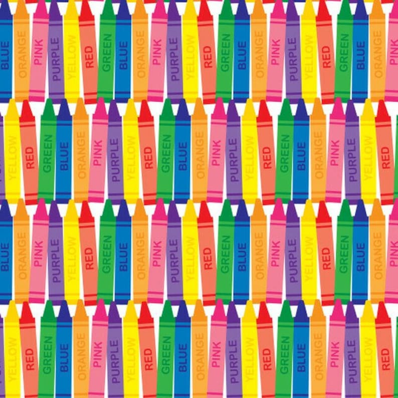 Set of Four Block Men Figure Crayons