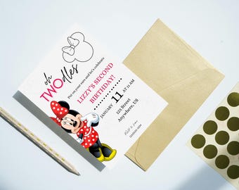 Oh TWOdles Birthday Invitation